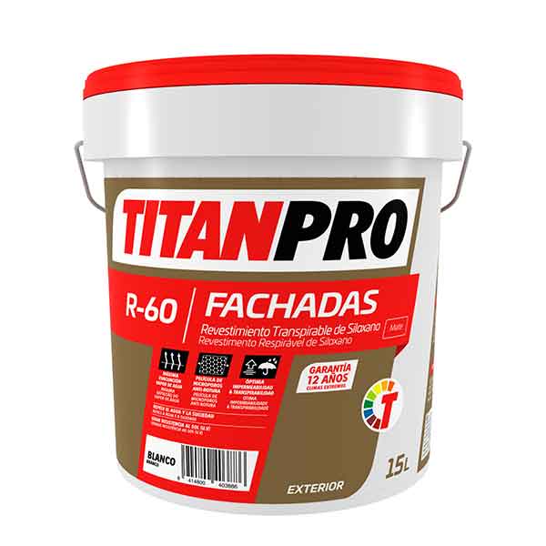 Revestimiento Siloxano Titan Pro R60