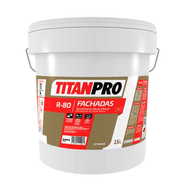 Revestimiento Silicato Titan Pro R80