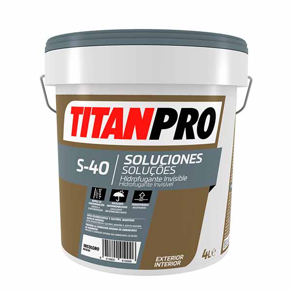 Hidrofugante Invisible Titan Pro S40