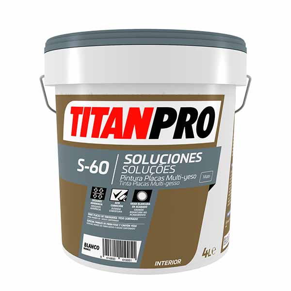 Peinture Plaque Multi-Plâtre Titan Pro S60