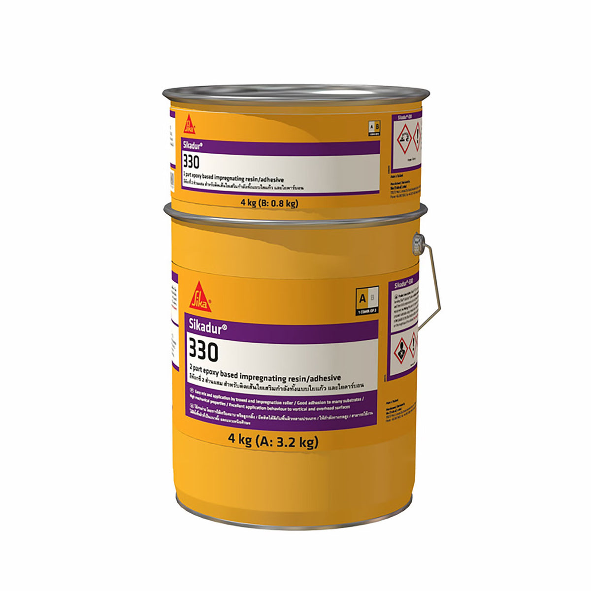 Sika Sikadur-330 resina epoxi de impregnación en lote de 5 kg