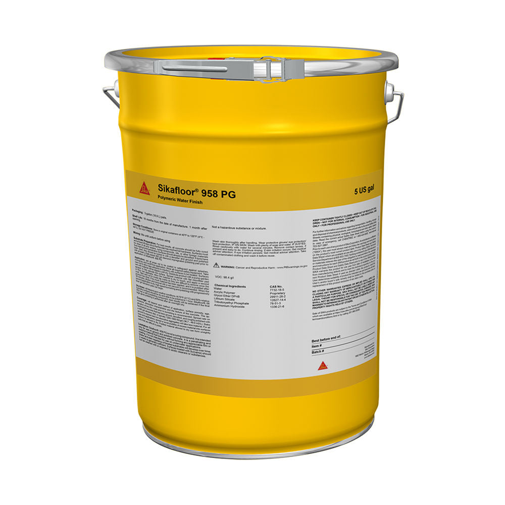 Sika Sikafloor-958 PG acabado protector para suelos de hormigón pulido en garrafa