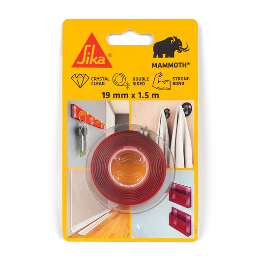 Sika SikaBond Mammoth Crystal cinta adhesiva transparente de doble cara