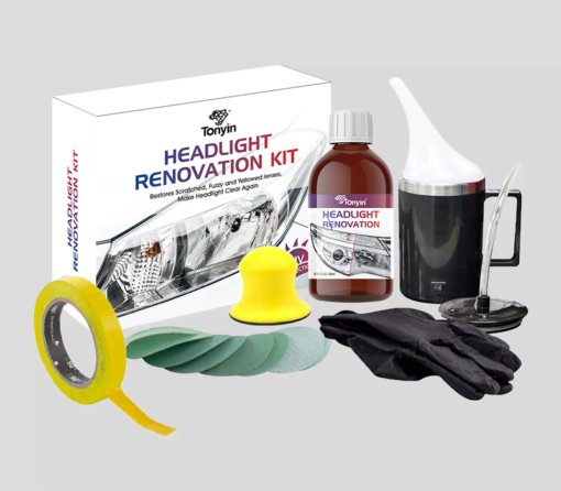 Renovador de faros a base de polímero liquido Headlight Renovación kit