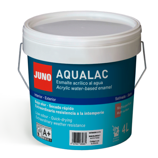 Esmalte acrílico al agua multisuperficie Aqualac Juno