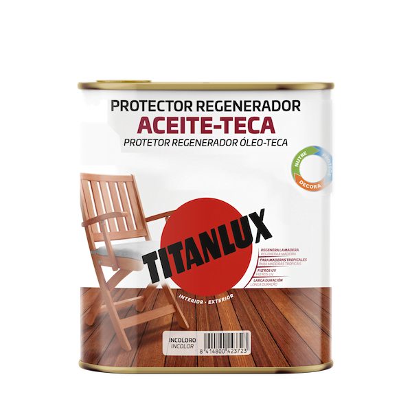 Aceite para teca y maderas exóticas titanlux