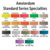 carta de colores amsterdam standard series specialties