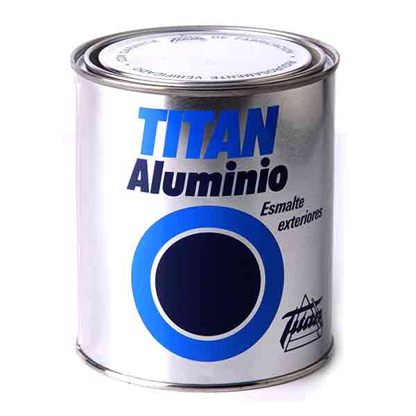 Esmalte titan aluminio exteriores