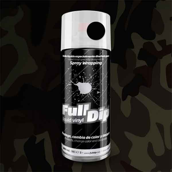 Vinilo liquido militar spray full-dip