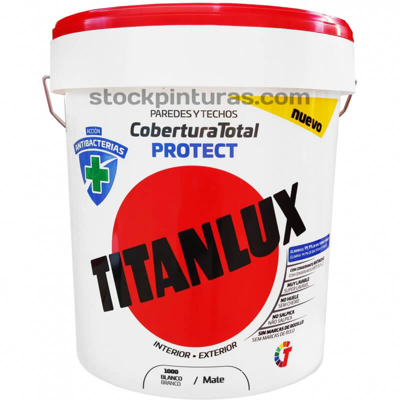Cobertura total antibacterias titanlux